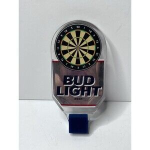 Bud Light Budweiser Beer Clear Acrylic Lucite Dart Board Tap Handle  6.5”